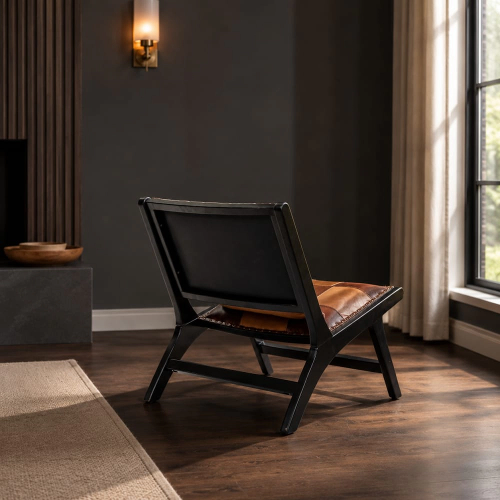 GOODSILO PU Leather Upholstered Accent Chair