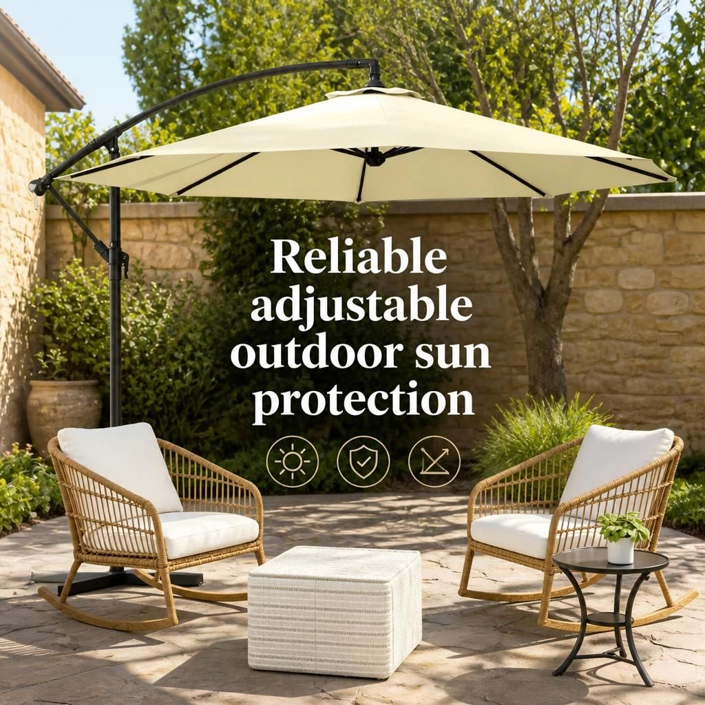WOW PIONEER Round Patio Umbrella