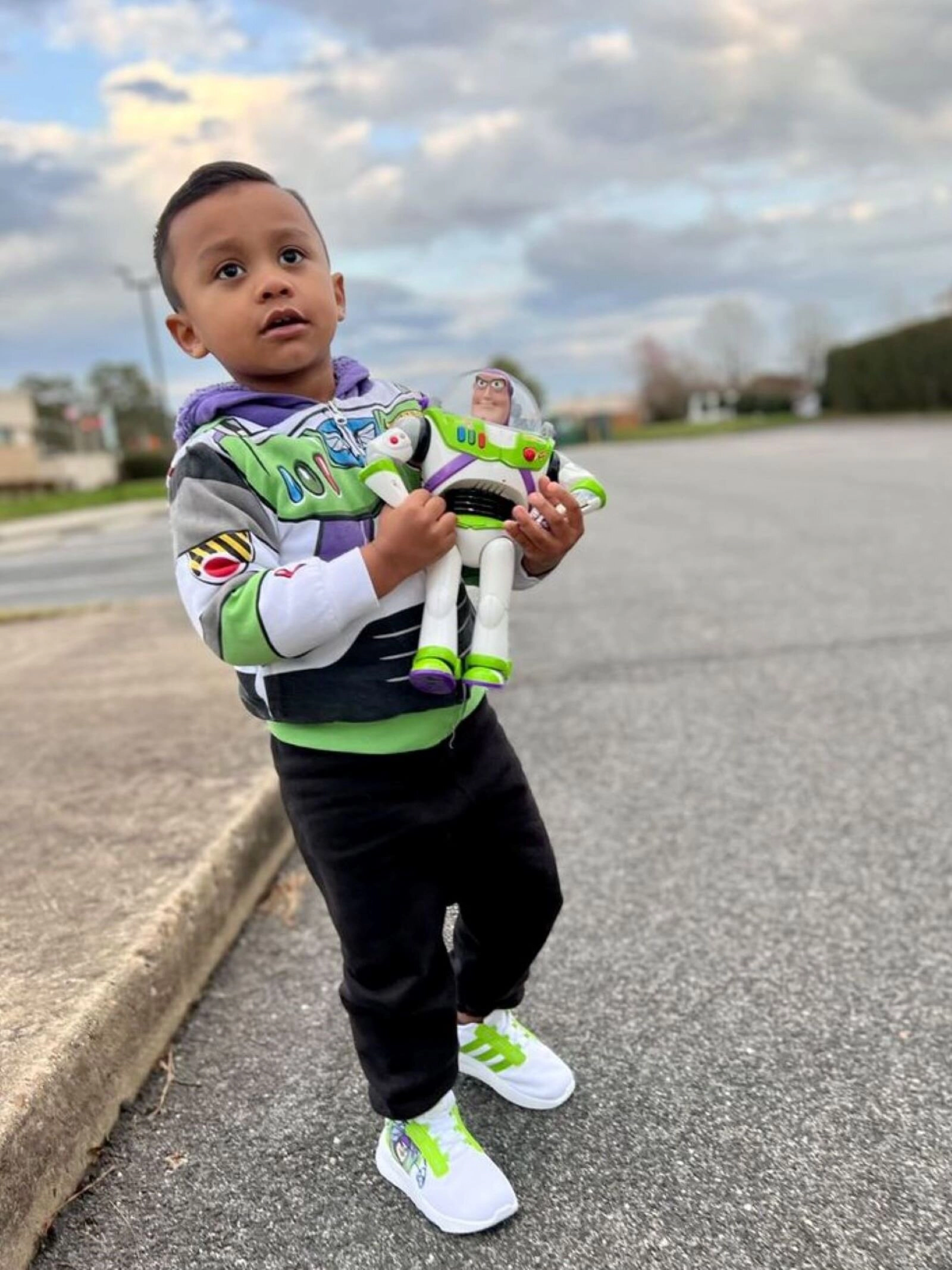 Toy Story Buzz Lightyear Cosplay Fleece Zip-Up Hoodie