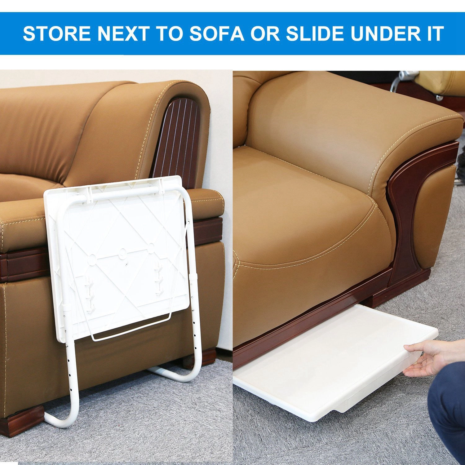 GBruno Adjustable Foldable Tray Table
