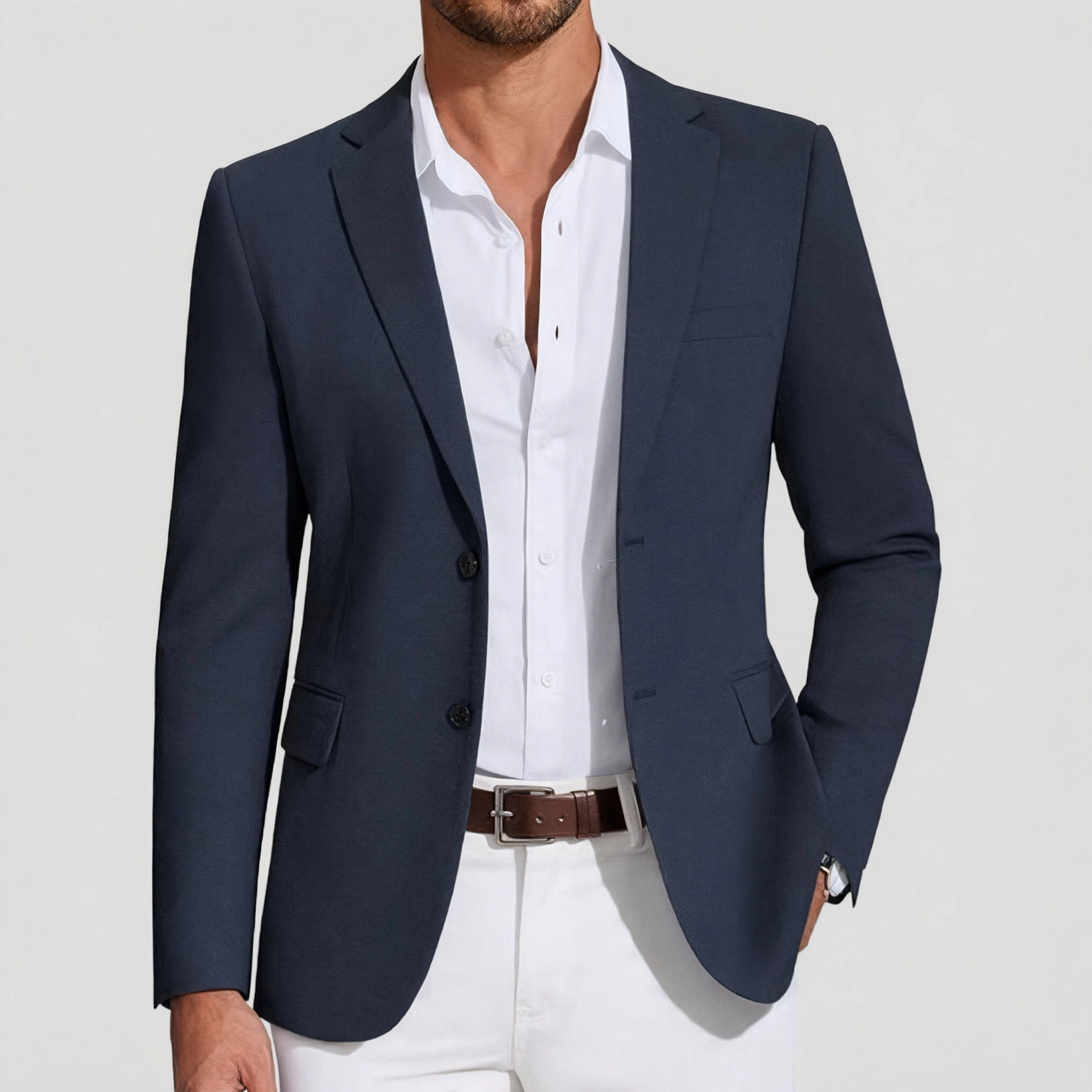 COOFANDY Men's Slim Fit Two Button Notch Lapel Casual Blazer Sport Coat Suit Jacket