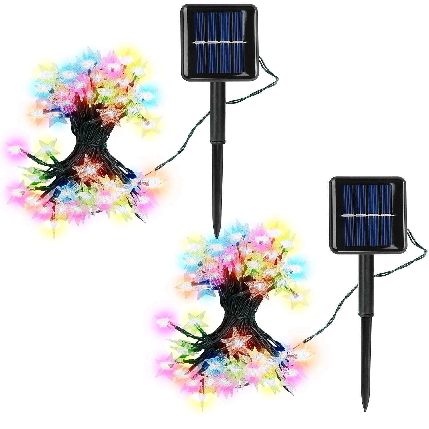 GBruno Solar Star String Lights 39.3FT 100LED