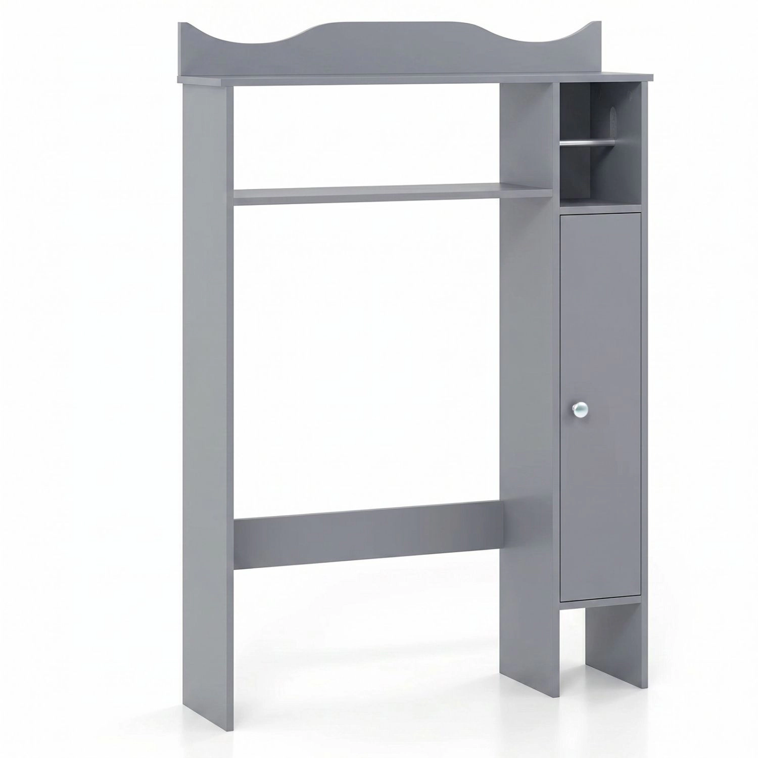 SlickBlue Over The Toilet Storage Cabinet with Shelves and TP Holder