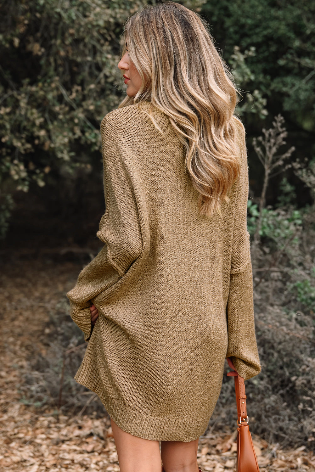 Threaded Pear Laylani Drop Shoulder Slouchy Sweater