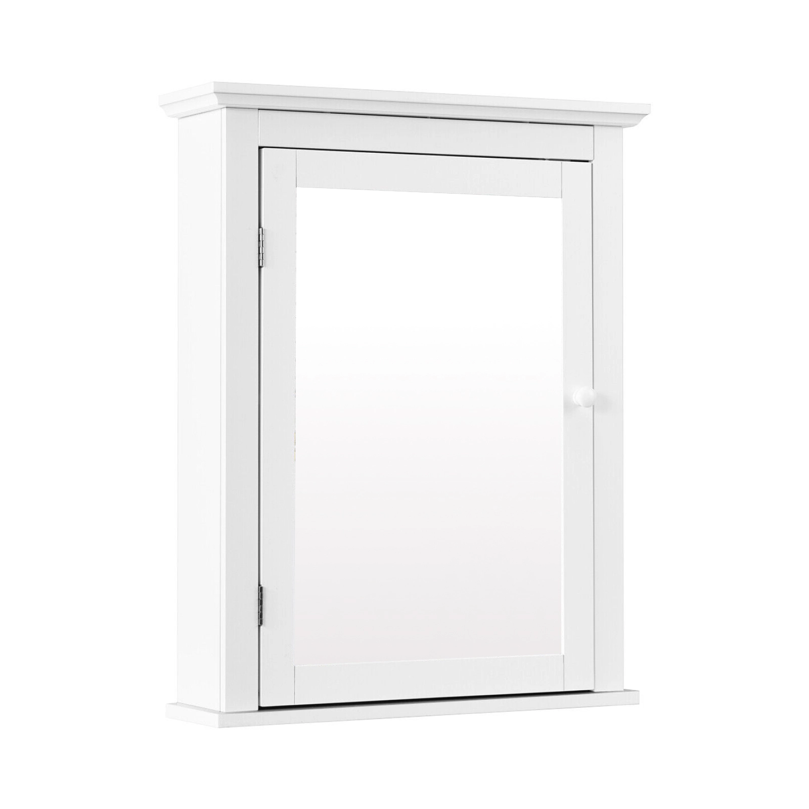 SUGIFT Wall Mounted Bathroom Mirror Medicine Cabinet with Shelf 11-lb Cabinet Capacity 6.6-lb Shelf Capacity 22