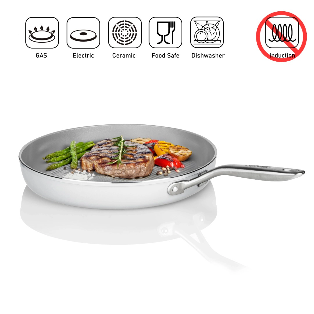 TECHEF - CeraTerra - 12 Inch Grill Pan