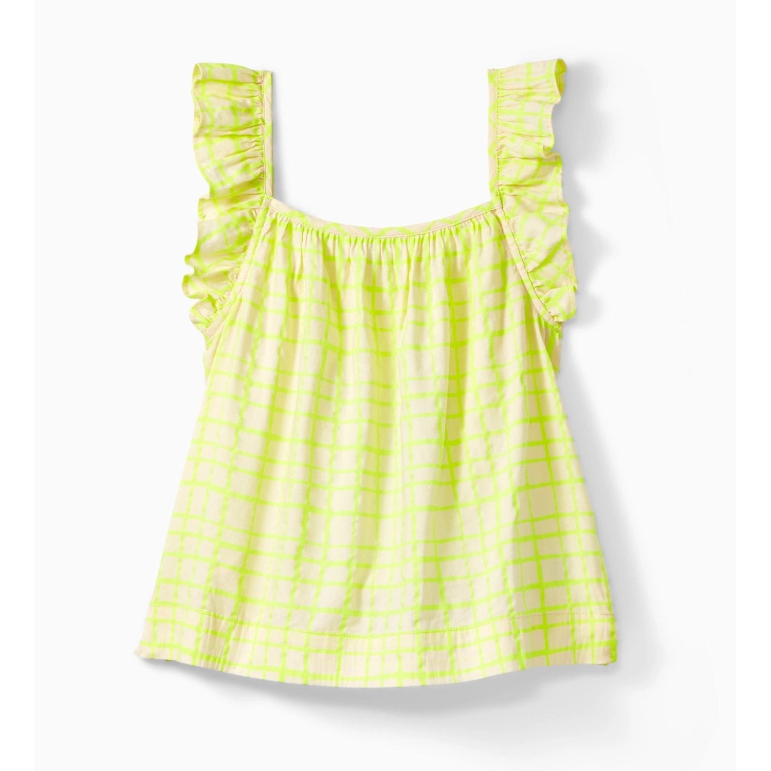 Rockets of Awesome Neon Gingham Smock Top for Girls