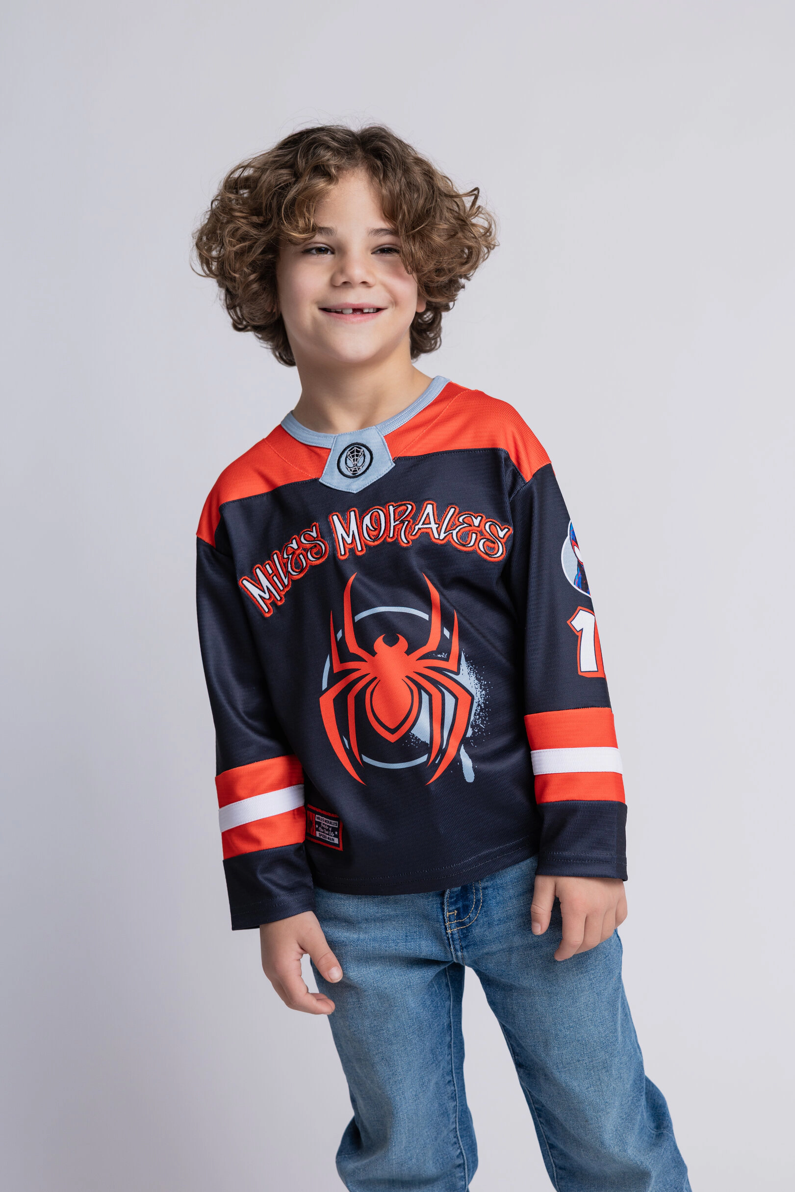 Marvel Spider-Man Matching Family Athletic Hockey Jersey