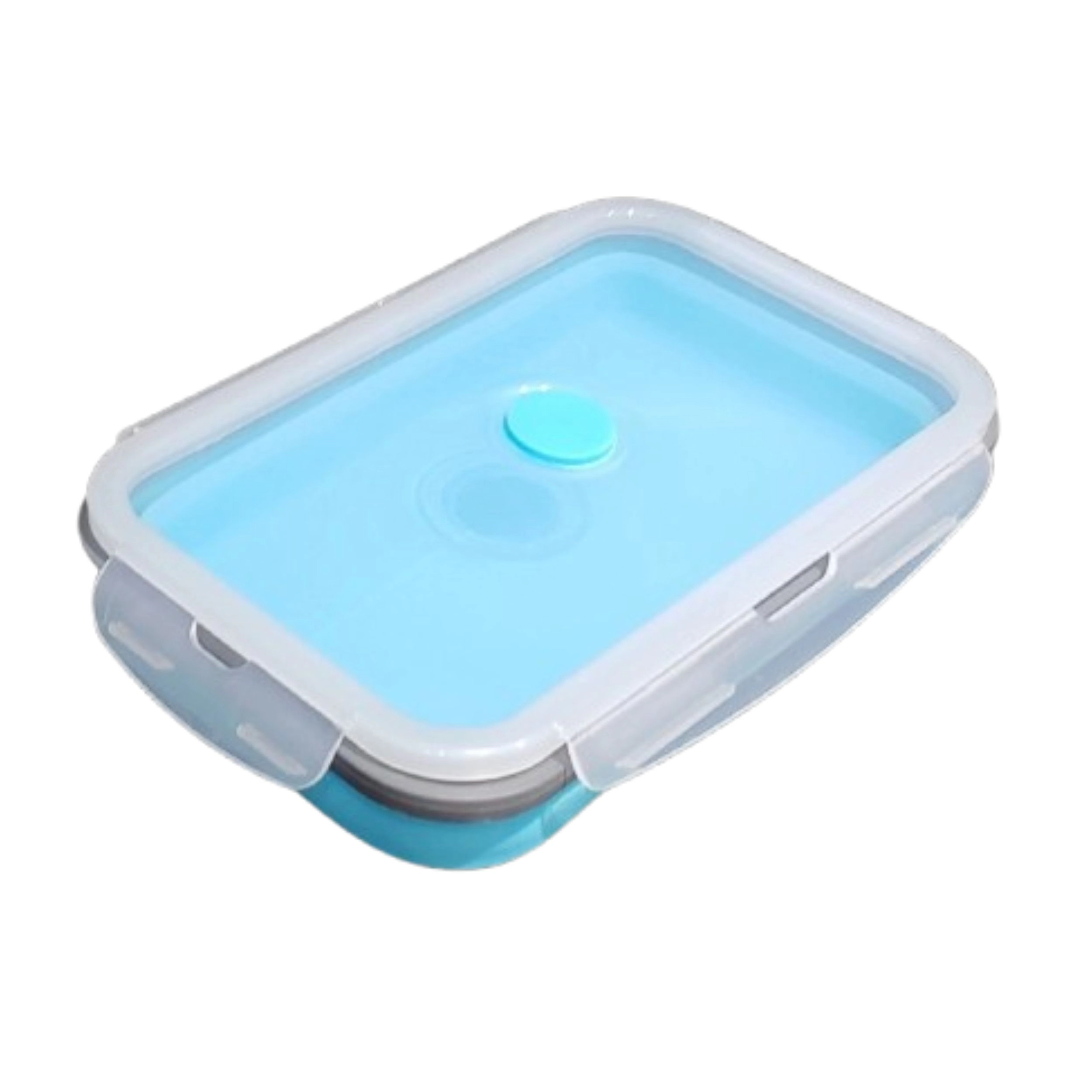 Home Collection Collapsible Silicone Bento Box 43 oz Microwave & Dishwasher Safe