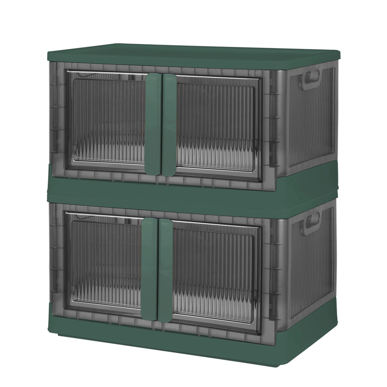 GBruno 32L Foldable Storage Bins With Lids, 2-Pack