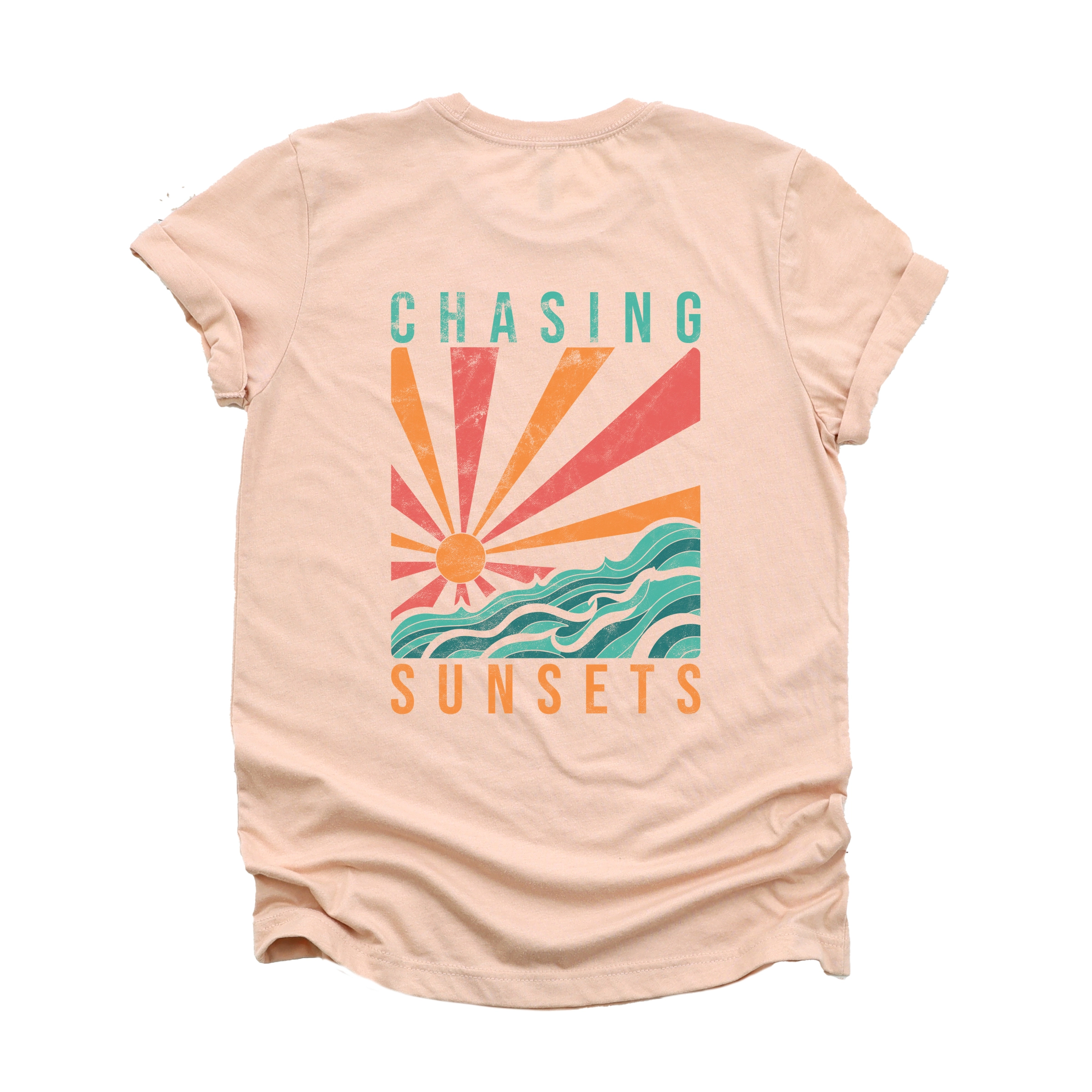 Simply Sage Market - Chasing Sunsets Waves Women's Short Sleeve Graphic T-Shirt