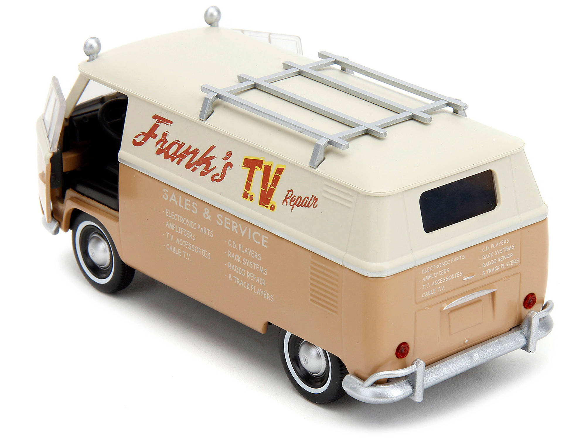 Jada Volkswagen Bus "WheelJack" Tan and Beige "Frank's TV Repair" "Transformers: Rise of the Beasts" (2023)