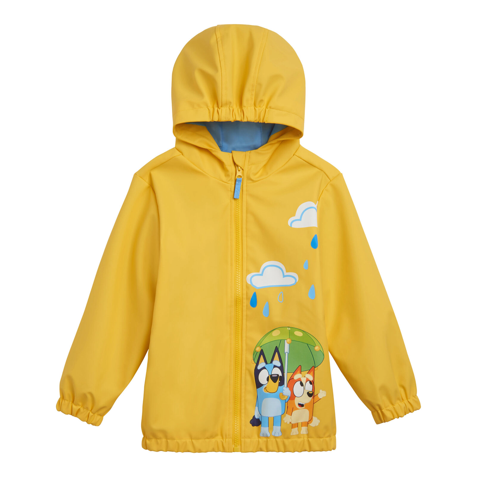 Bluey Zip-Up Hooded Rain Jacket