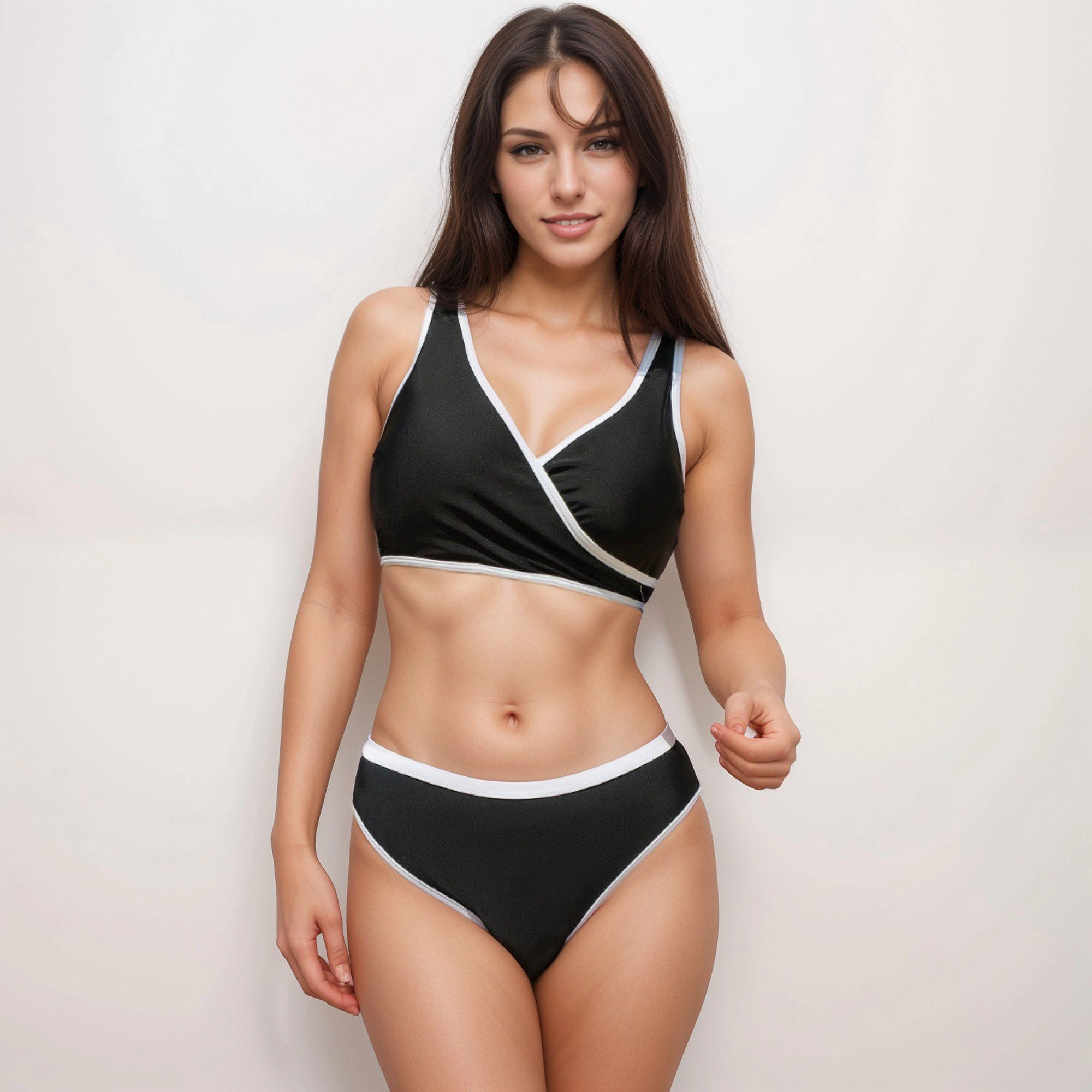 Anna Kaci Womens Two-Piece Bikini Set