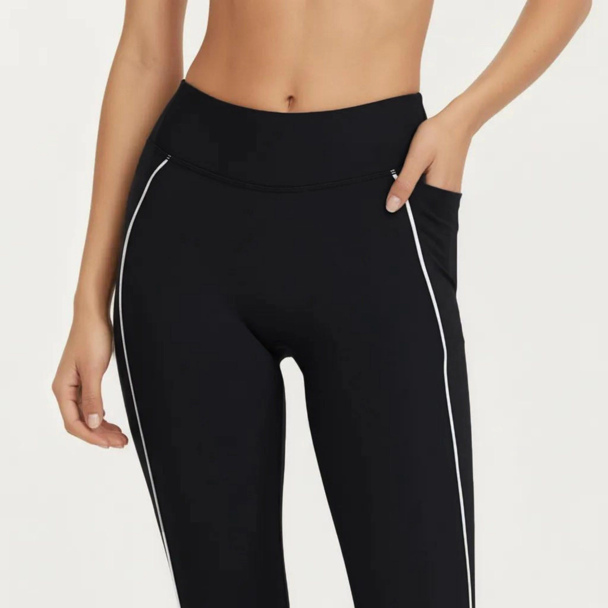 Anna-Kaci Womens High Waist Athletic Leggings with Side Pockets