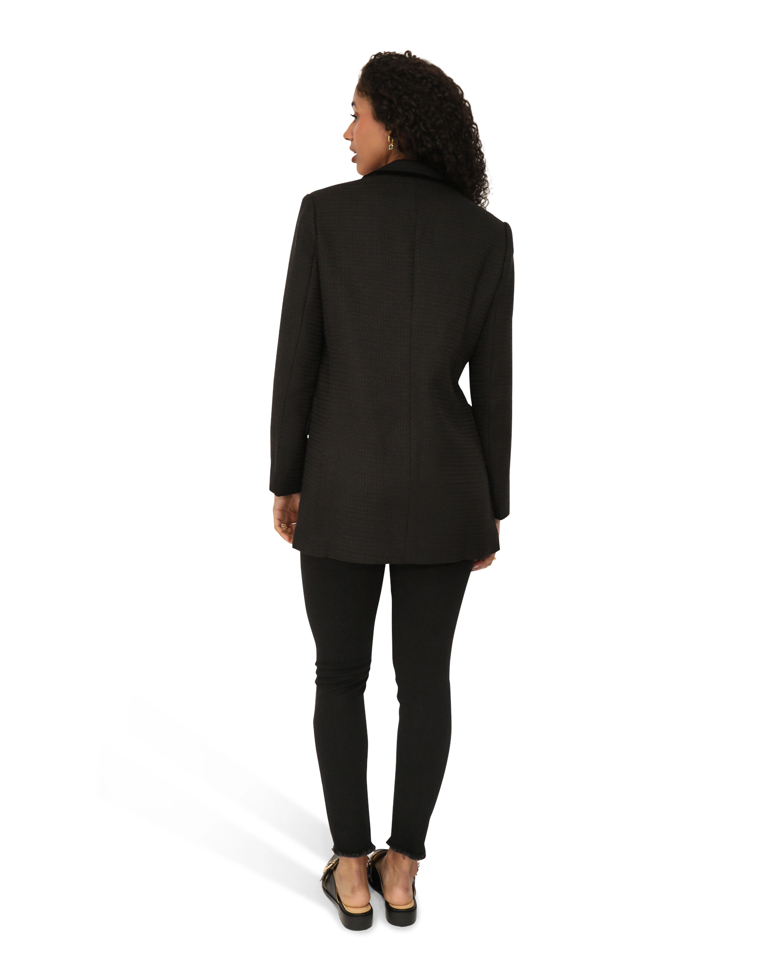 Belle & Bloom Womens Because Of You Trimmed Blazer