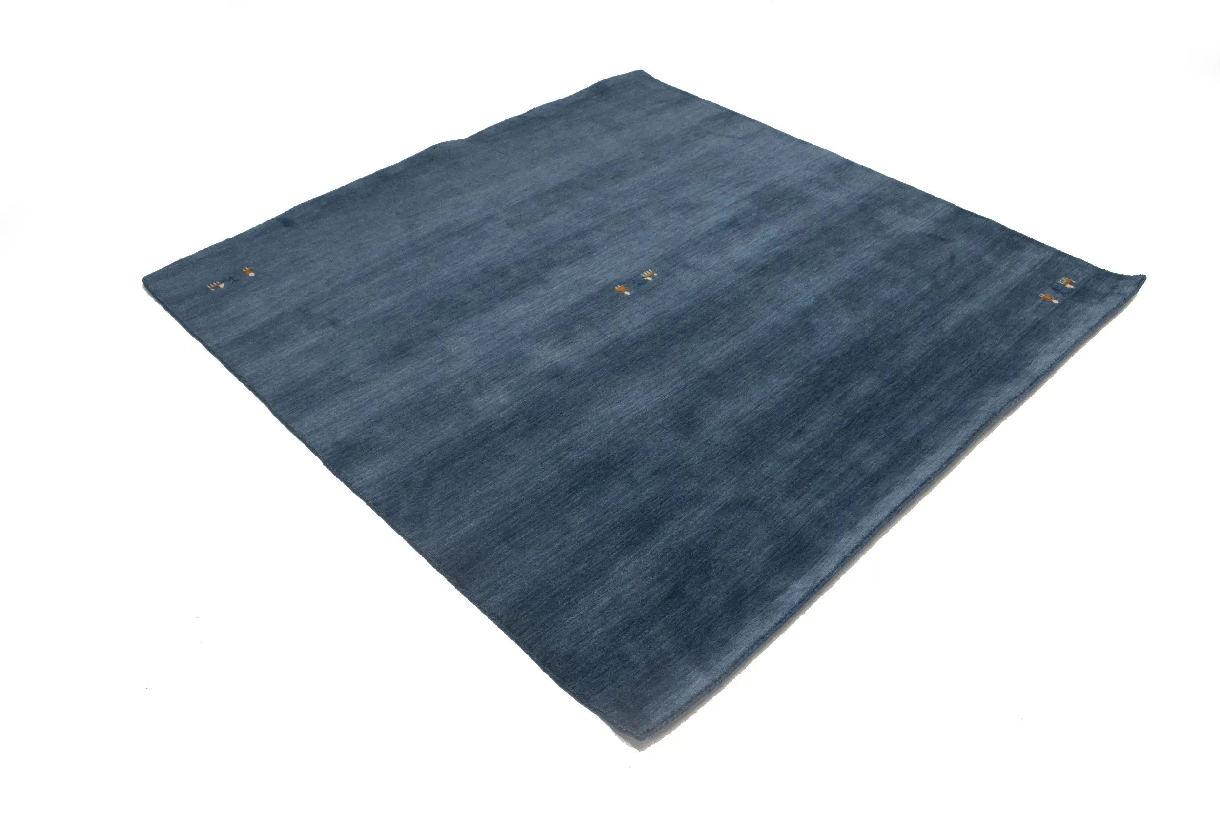 Magic Rugs Steel Blue Tribal 6X6 Gabbeh Modern Square Rug