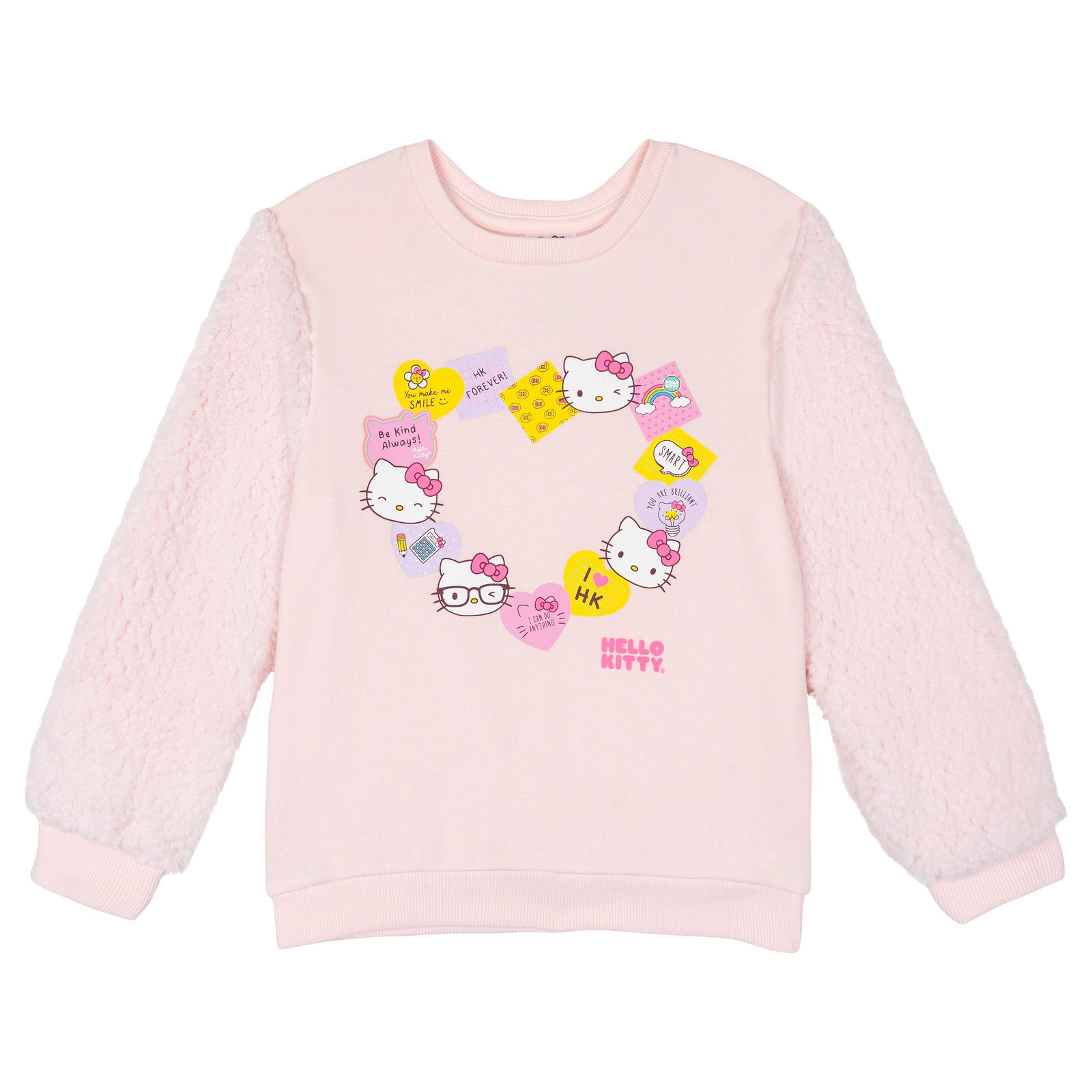 Hello Kitty Girls' Fleece 2-Piece Sweatshirt and Leggings Set