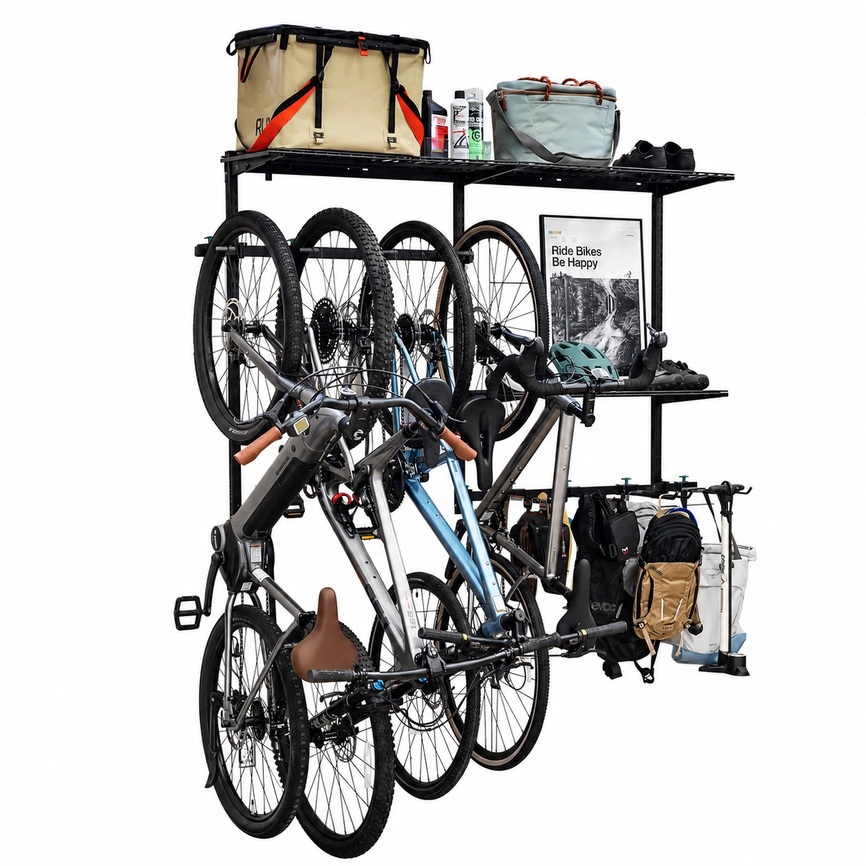 StoreYour G-Bike Pro, Adjustable Wall Storage System, Holds 500 lbs