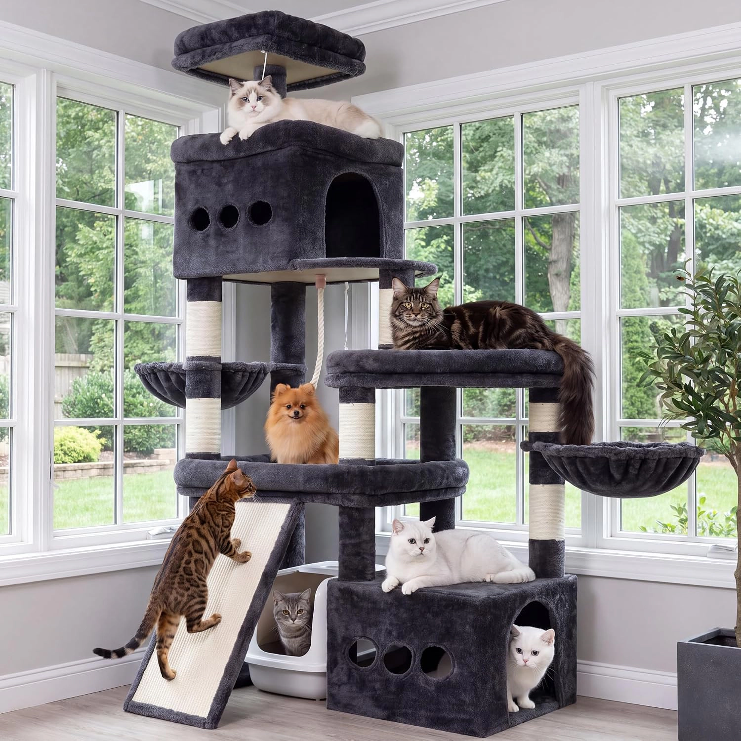 Heybly Anti-Tilting Cat Tree