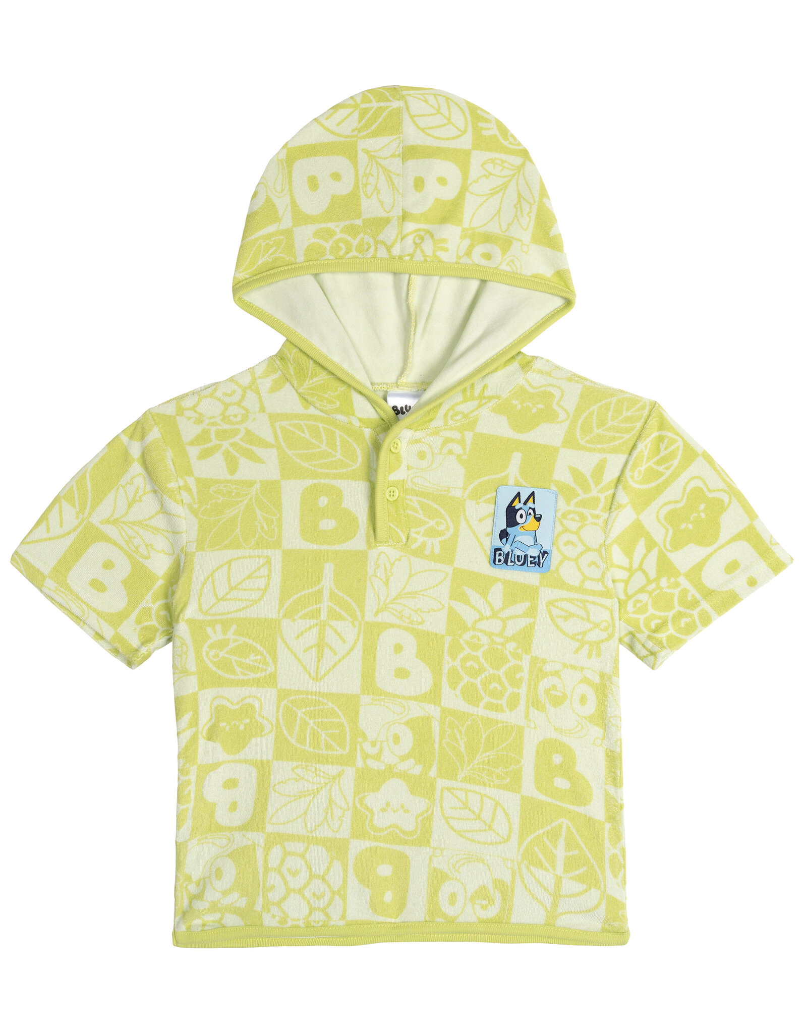 Bluey Loungewear 2-Piece Hooded Tee and Shorts Set