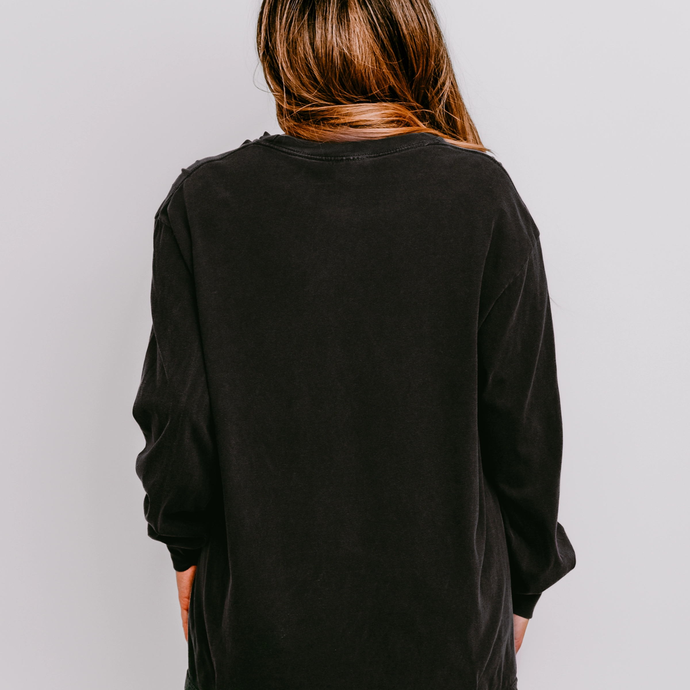 Simply Sage Market - Fall Sweet Women's Garment Dyed Long Sleeve Graphic T-Shirt