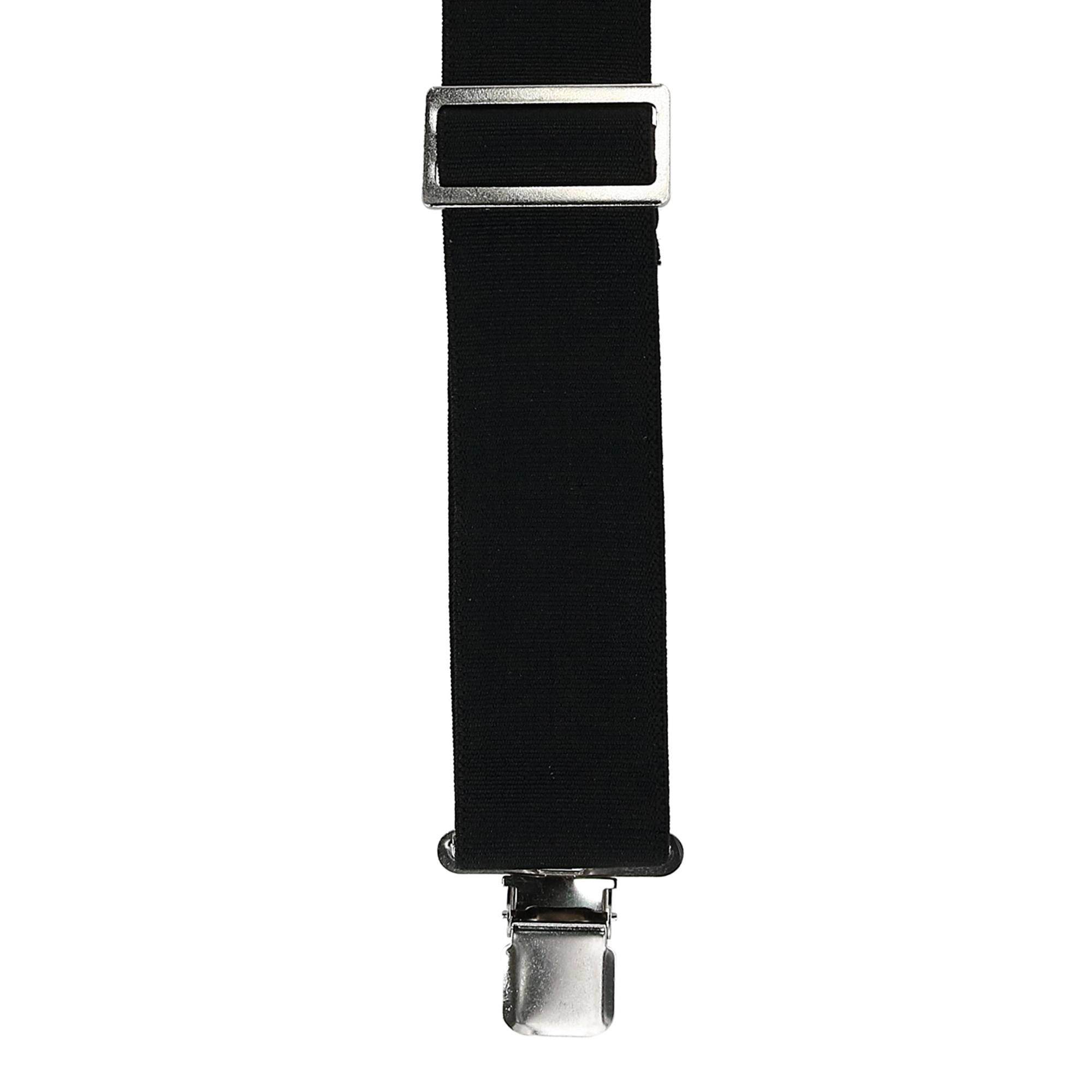 CTM® Men's Elastic Clip-End 2 Inch Fireman Suspenders