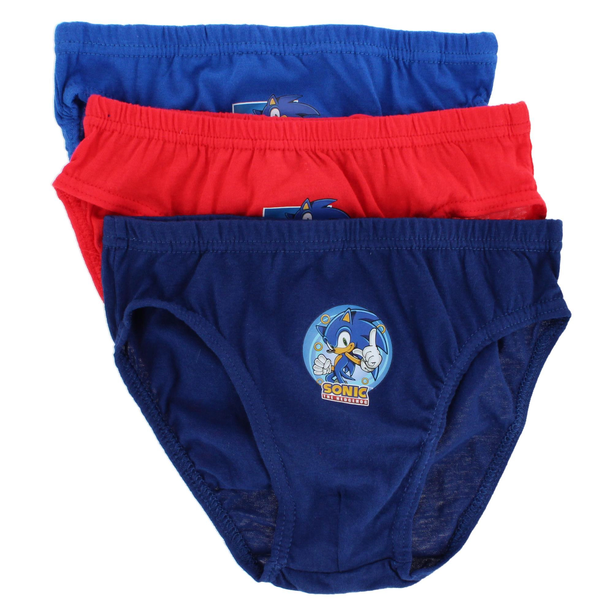 Textiel Trade Toddler Boy's Sonic Briefs (3 Pack)