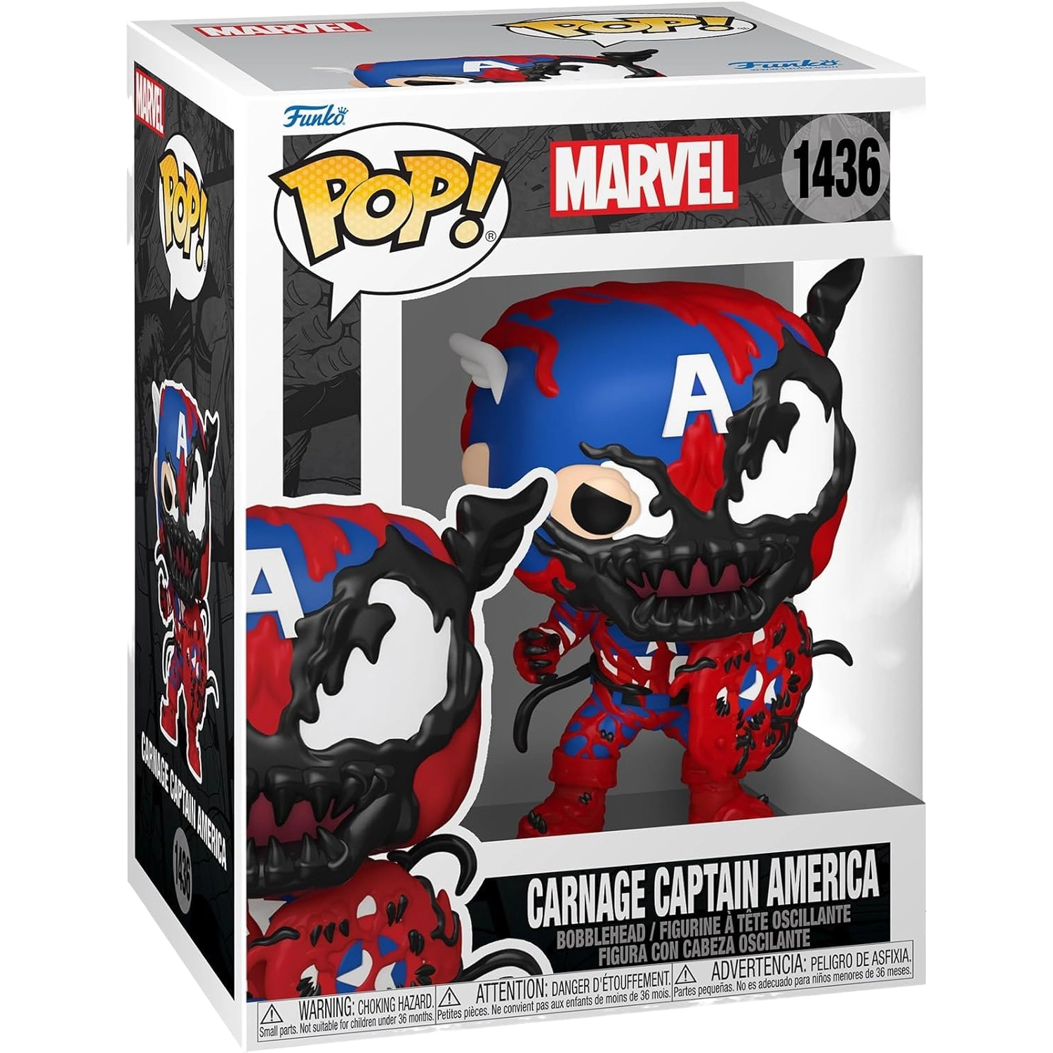 Funko Pop! Carnage: Captain America #1436