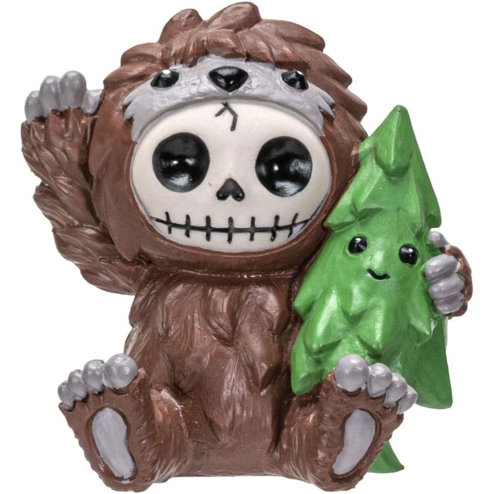 Pacific Giftware Furrybones Bigfoot Skeleton in Sasquatch Costume Figurine 3 inch