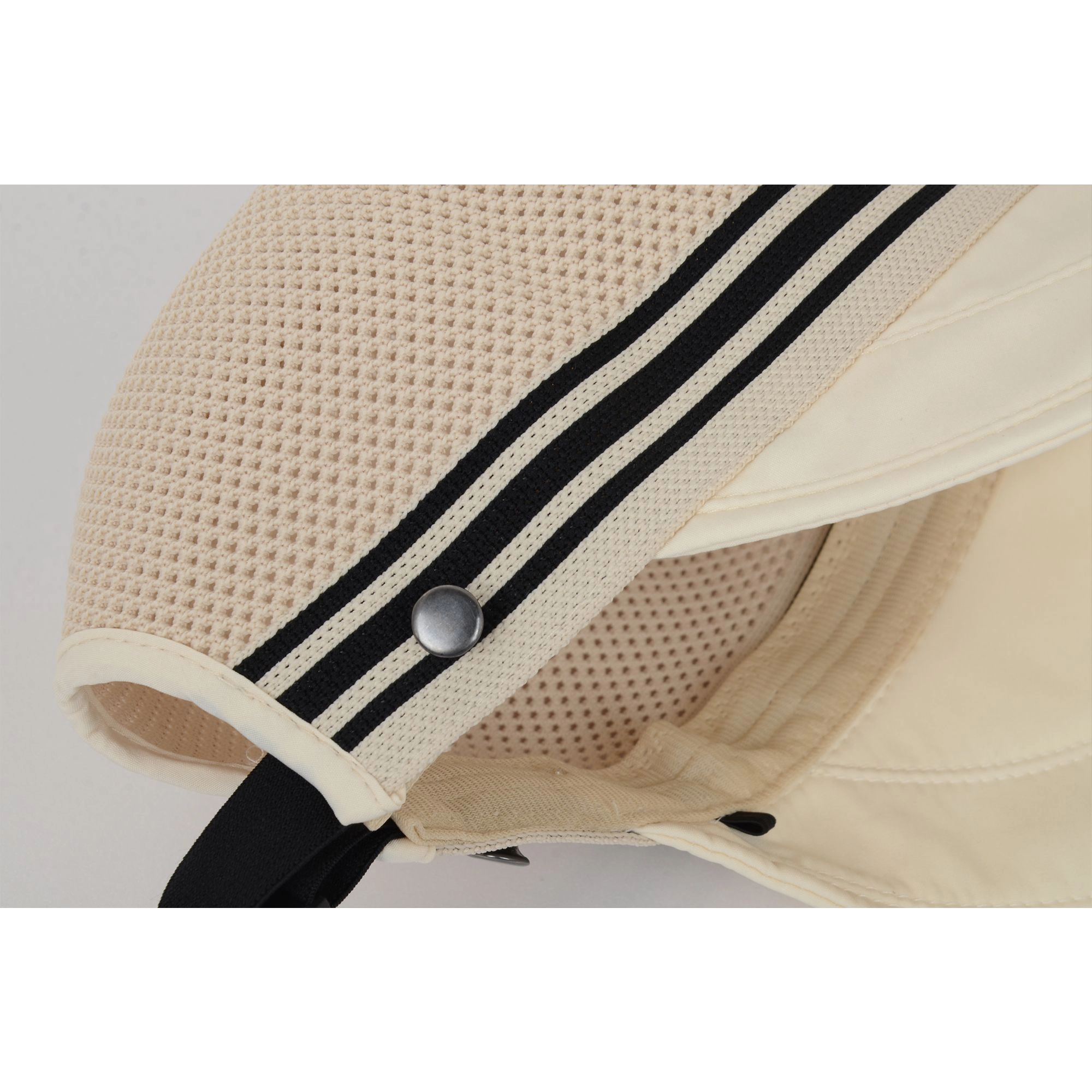 Anna-Kaci Women's Breathable Mesh Sun Visor Cap with Ponytail Slot Adjustable Strap and Wide Brim