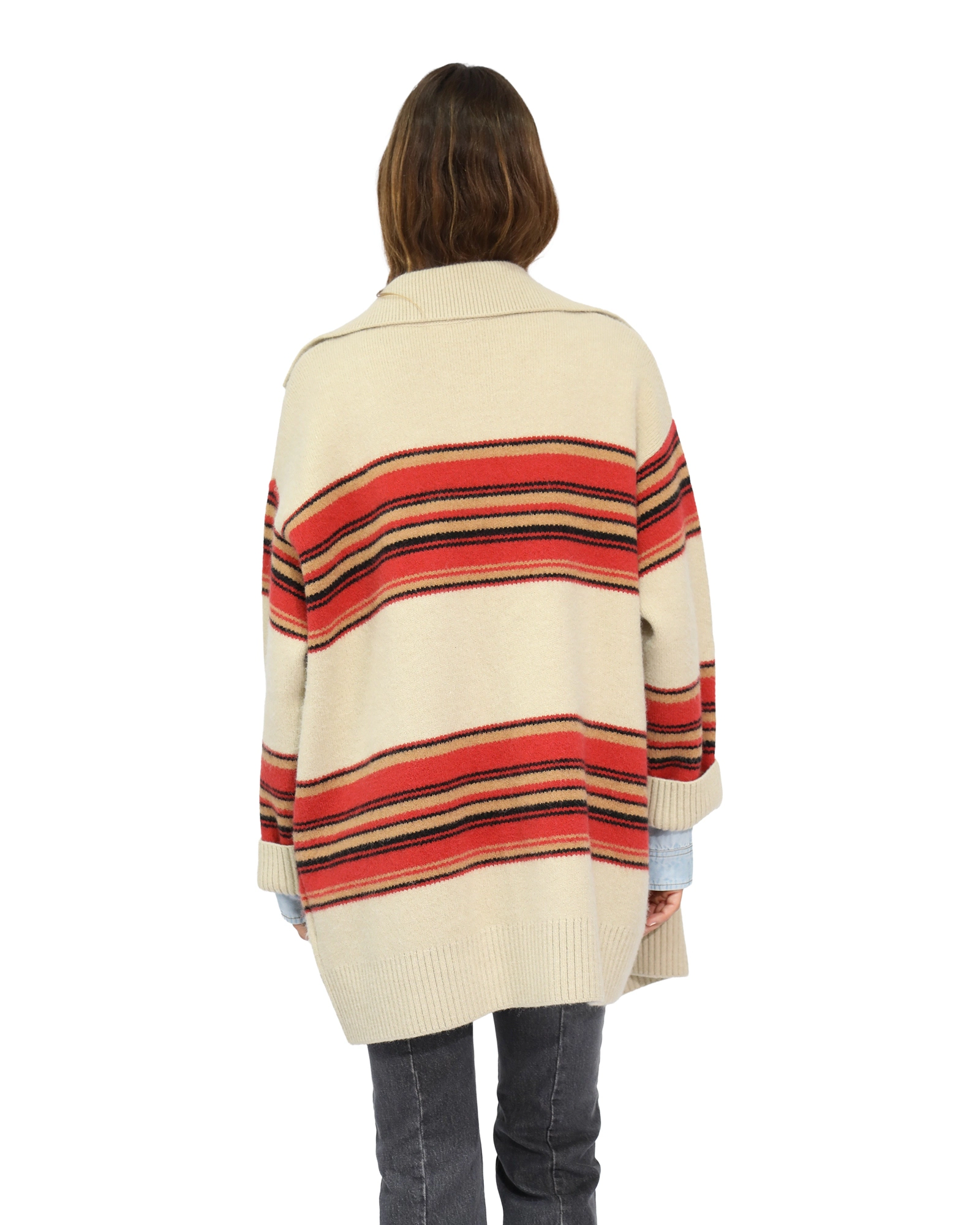 Belle & Bloom So Many Likes Oversized Knitted Cardi Coat