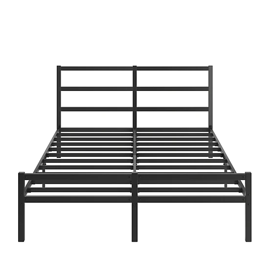 Flynama Full Metal Platform Bed Frame with Headboard, No Box Spring Needed