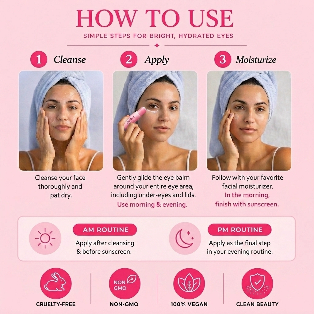 Lovery Retinol Tightening + Illuminating Eye Balm - Korean Skincare Anti-Aging Stick