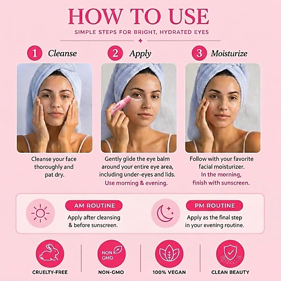 Lovery Retinol Tightening + Illuminating Eye Balm - Korean Skincare Anti-Aging Stick