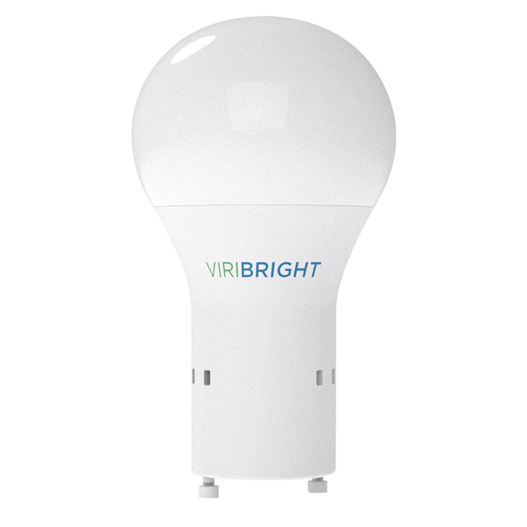 Viribright® A19 LED Bulb, GU24, 9.5W, 800 Lumens, CEC, Dimmable, Soft White 2700K