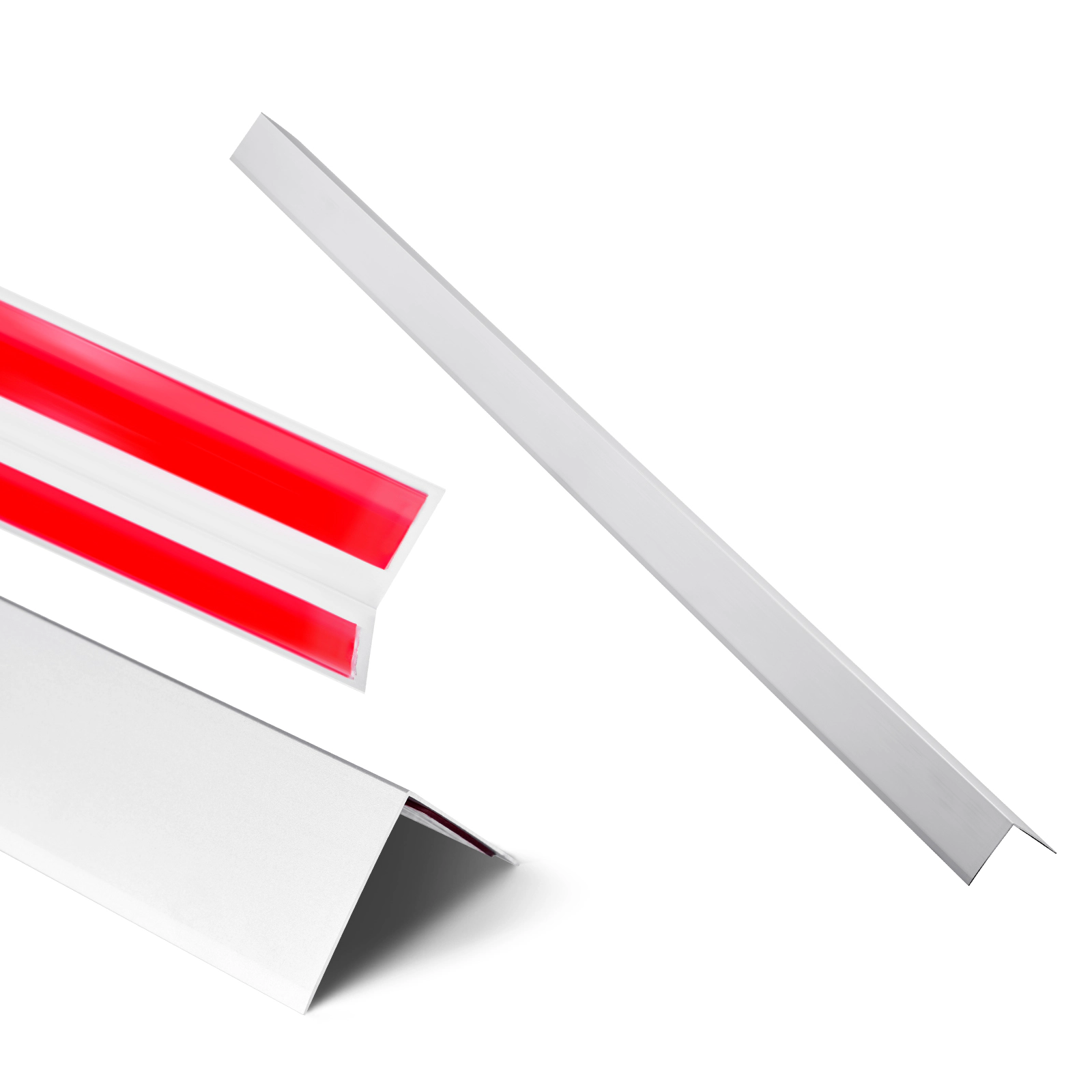 HONGGE Wall Corner Protector Metal Corner Guards Edge Trim 90-Degree Angle for Home Office Commercial Wall Protection