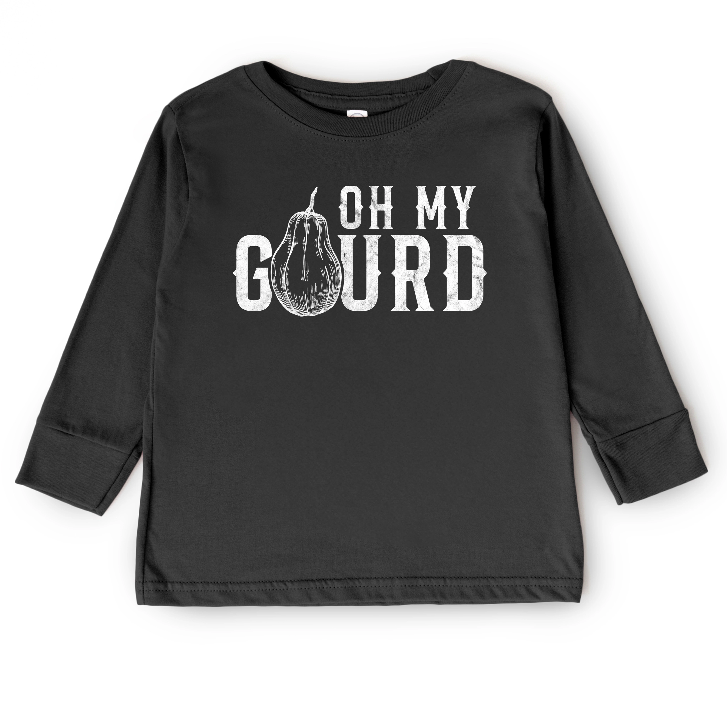 The Juniper Shop - Toddler Long Sleeve Graphic Tee Oh My Gourd Distressed