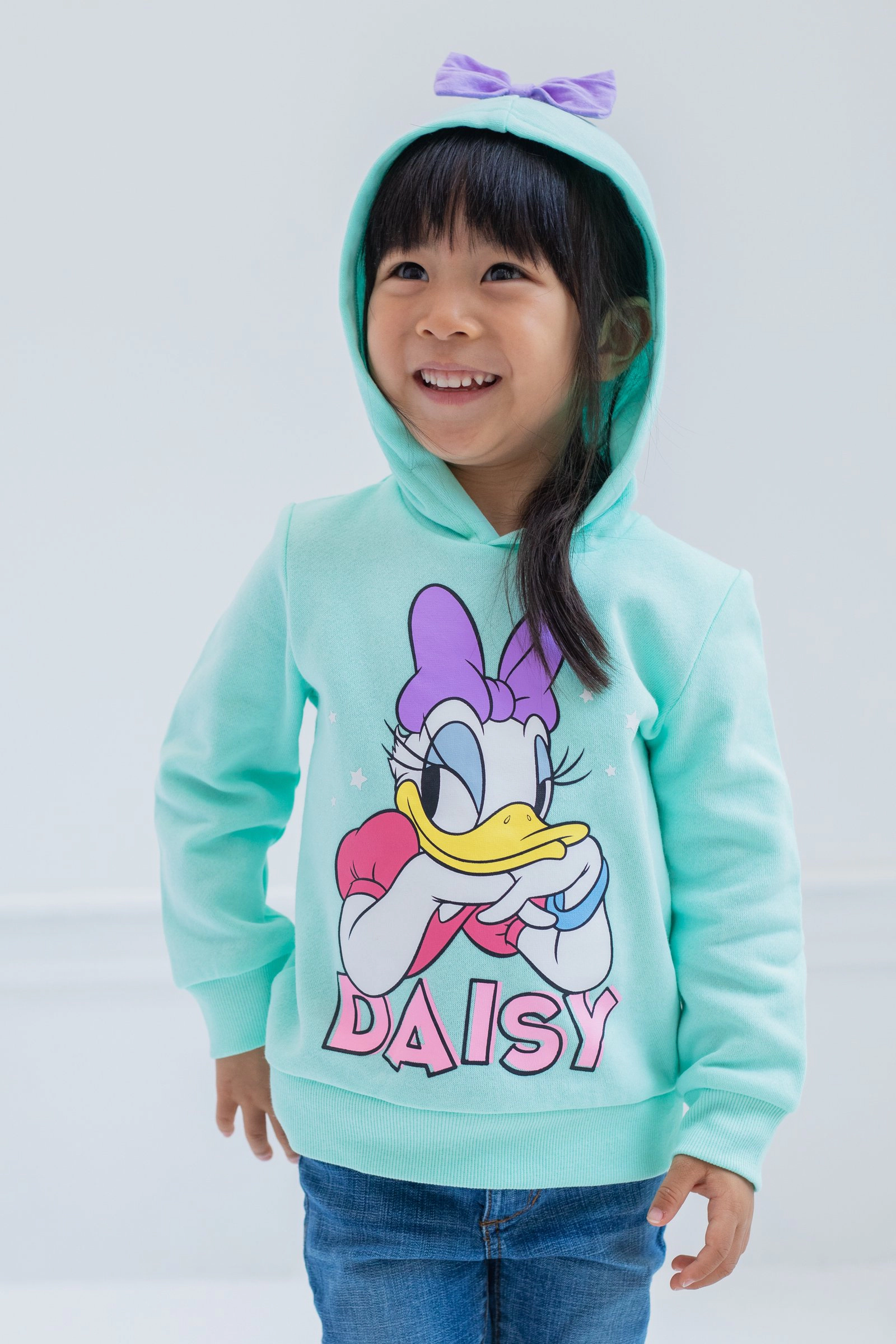 Disney Mickey Mouse & Friends Girls' Fleece Pullover Hoodie