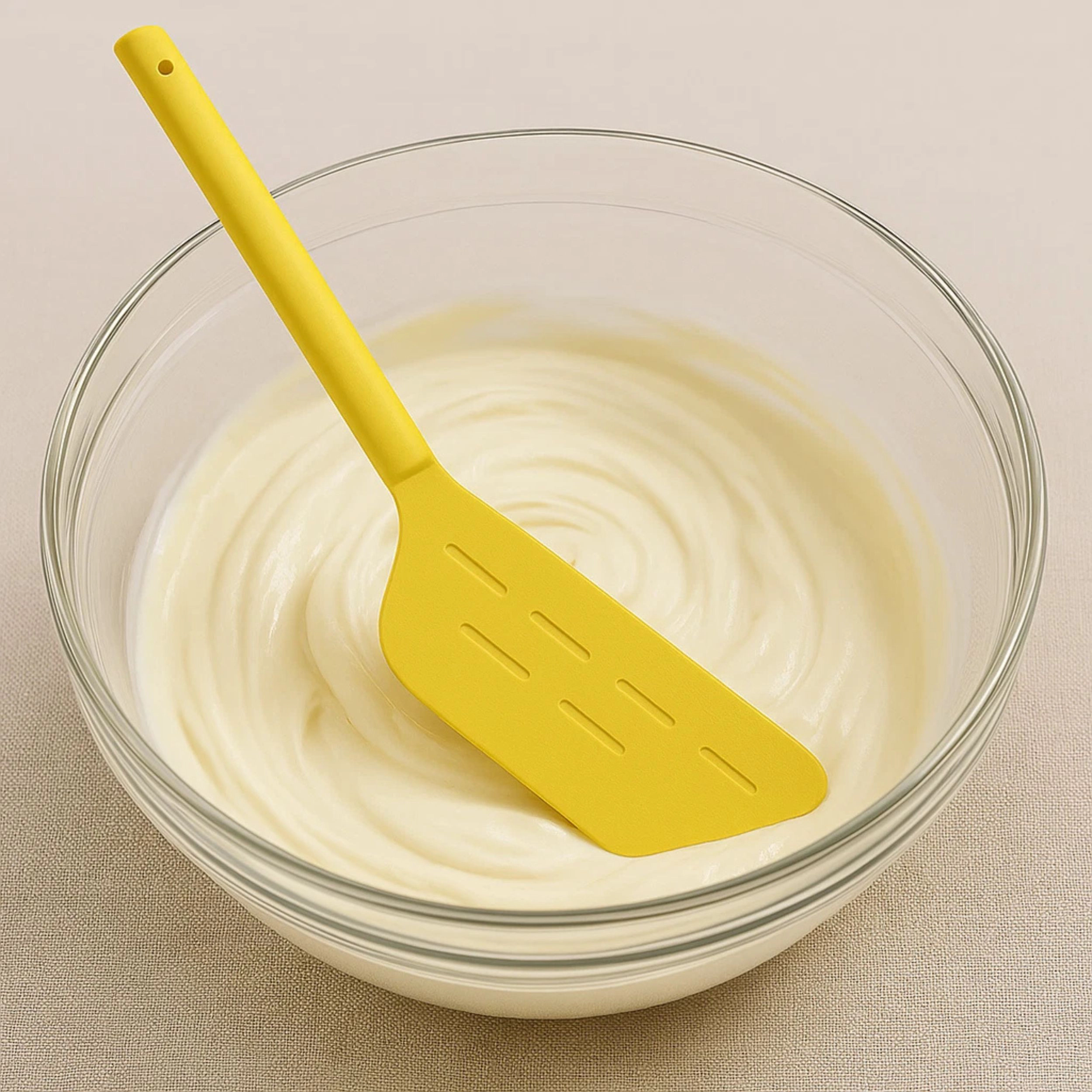 Home Collection Angled TPR Spatulas for Baking & Food Prep Pack of 2