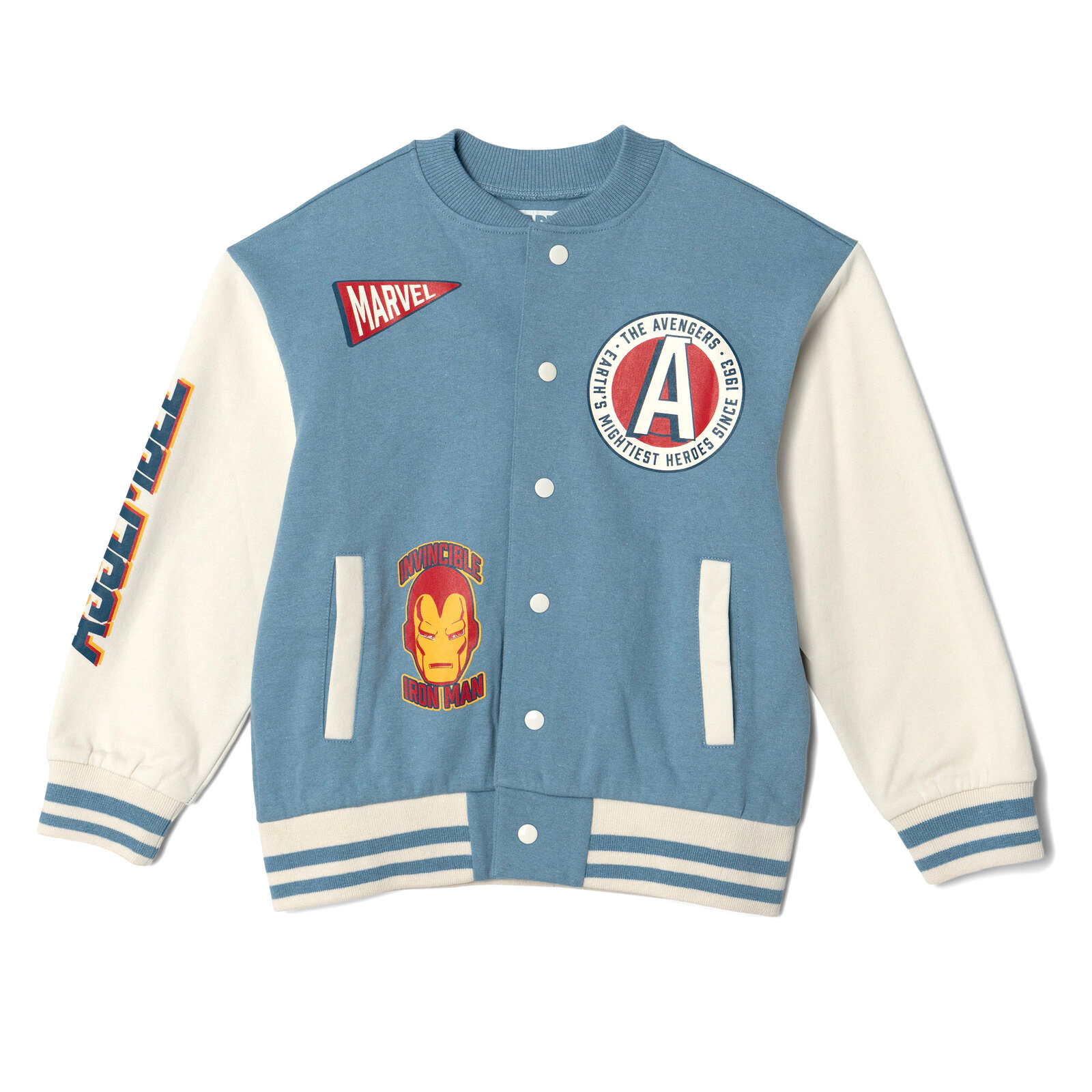Marvel Boys' Fleece Varsity Jacket and Pants Set