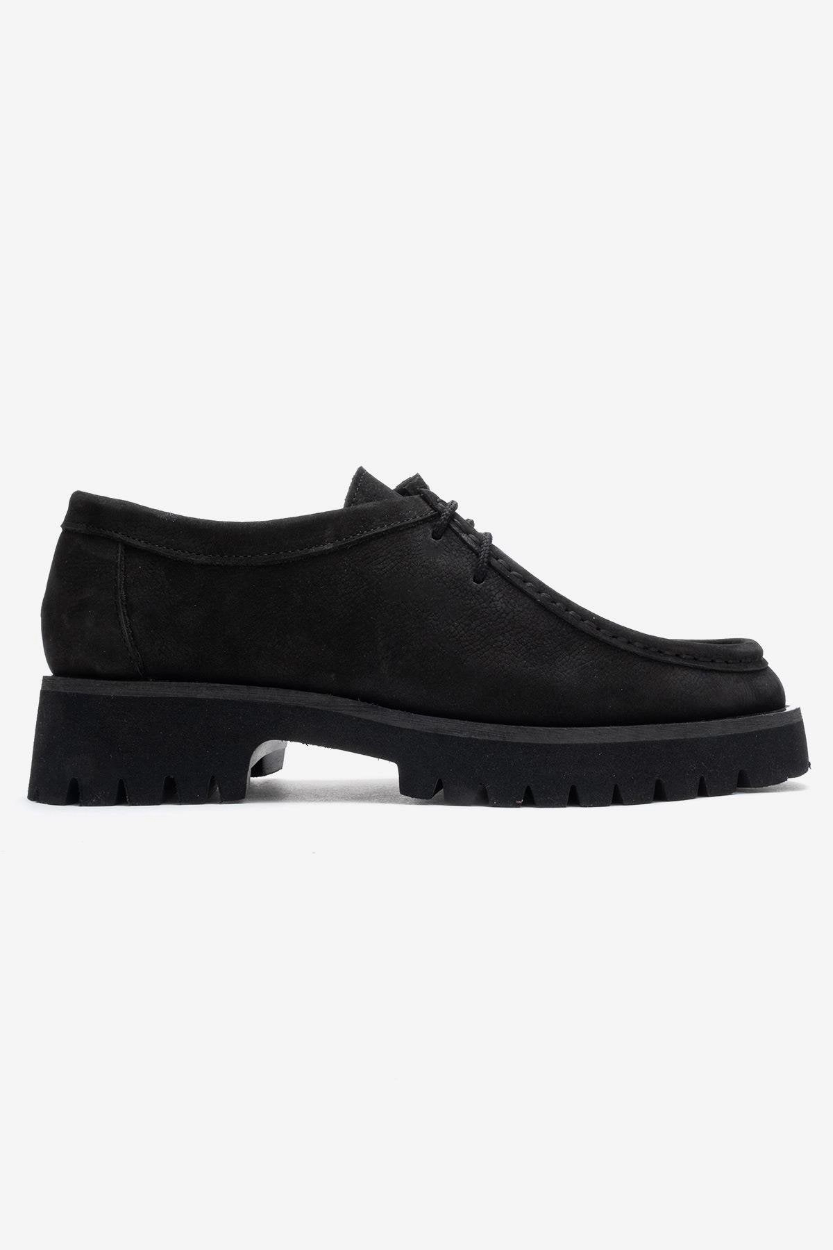 Forever & Always Womens Talia Leather Lace Up Loafer