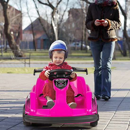 Hivvago 6V Kids Ride On Go Cart With Remote Control And Safety Belt
