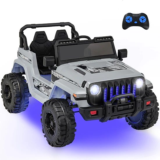 LJG 12V Kids Ride-on Jeep Car with 2.4 G Remote Control - JCPenney