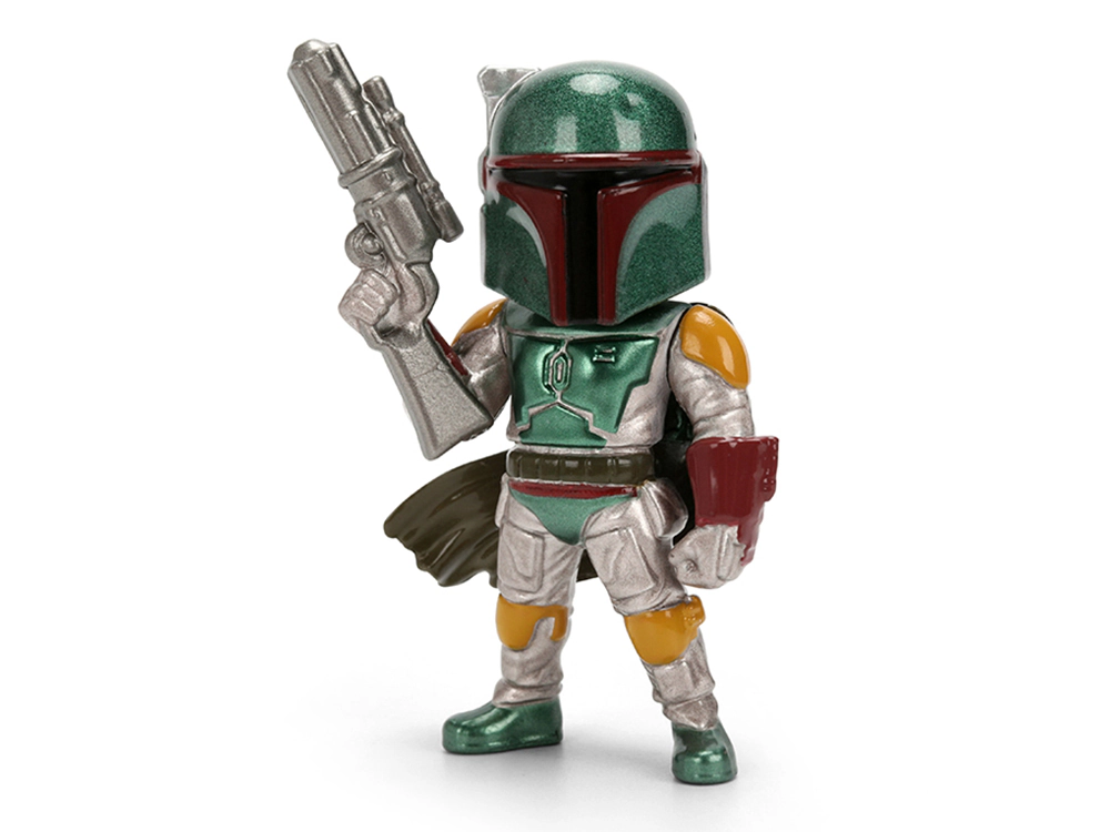 Jada Set of 4 Diecast Figures "Star Wars" Movie Franchise "Metalfigs" Series Diecast Models by Jada