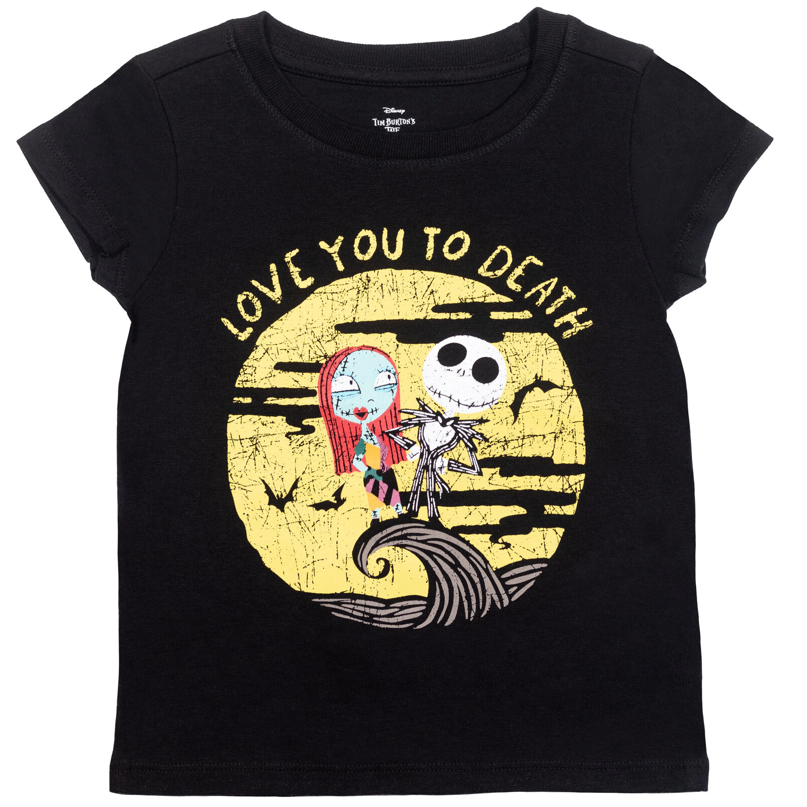 Disney Nightmare Before Christmas Girls' 3-Pack Short Sleeve T-Shirts