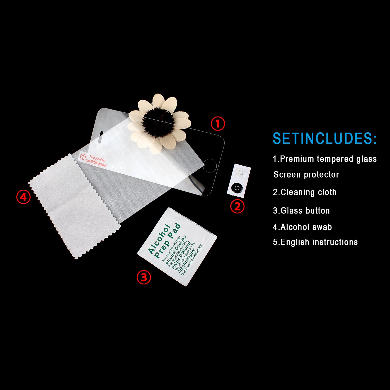 GBruno Tempered Glass Screen Protector For IPhone 5