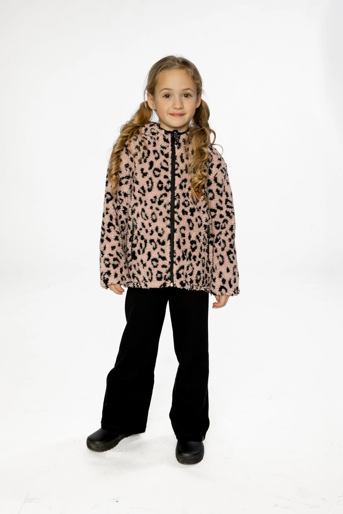 Deux par Girls Sherpa and Water-Resistant Reversible Mid-Season Jacket