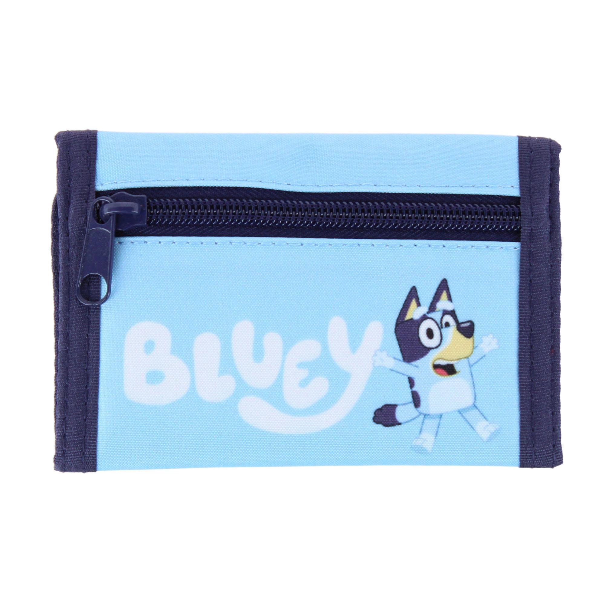 Textiel Trade Nickelodeon's Kid's Bluey & Bingo Hoo & Loop Tri-Fold Wallet