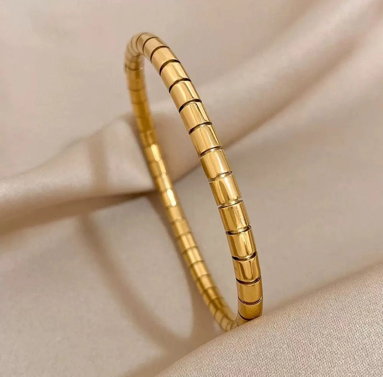 DressAtR Women's Gold Plated Angel Bangle Bracelet